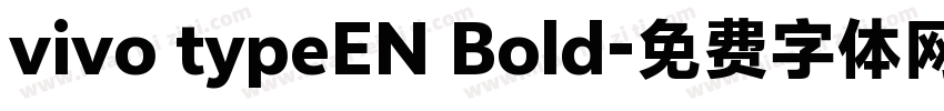 vivo typeEN Bold字体转换